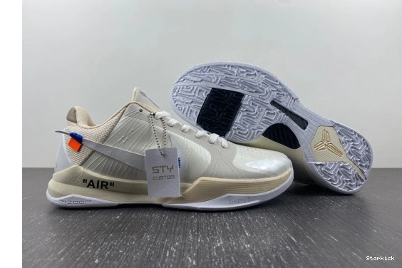 Rice DB4796-101 White Protro  5 Nike Kobe Undefeated 0821